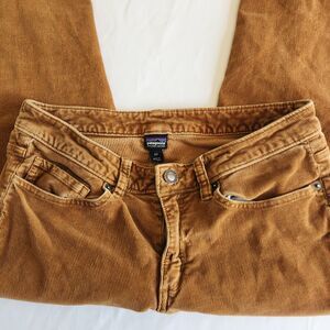 Patagonia Corduroy Pants Women’s Size 27 Honey Brown Organic Cotton Straight Fit
